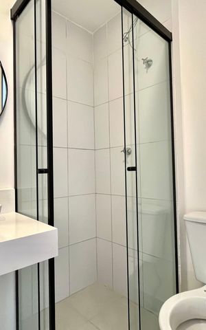 Apartamento à venda com 40m², 2 quartos e sem vaga Apartamento à venda com 40m², 2 quartos e sem vagaBanheiro Social