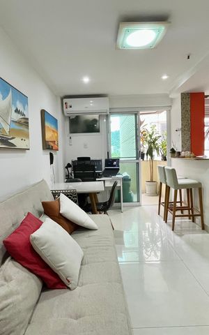 Apartamento para alugar com 45m², 1 quarto e 1 vaga Apartamento para alugar com 45m², 1 quarto e 1 vagaSala