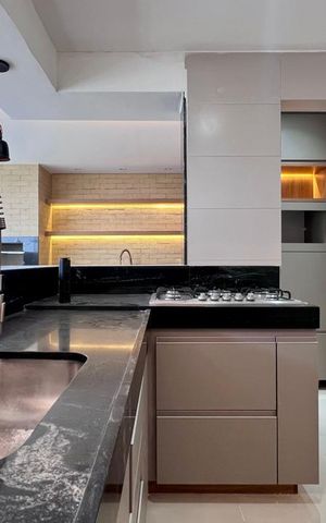 Apartamento à venda com 90m², 2 quartos e 2 vagasCozinha