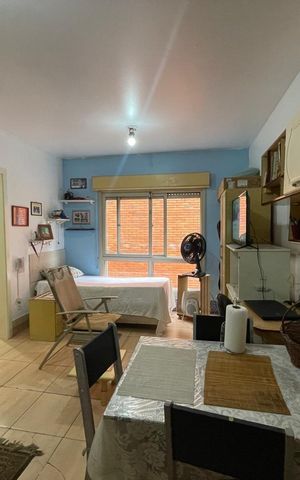 Studio à venda com 22m², 1 quarto e sem vaga