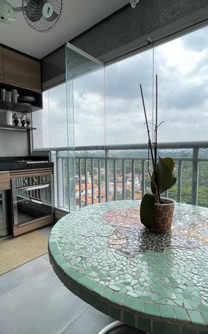 Apartamento à venda com 45m², 1 quarto e 1 vaga Apartamento à venda com 45m², 1 quarto e 1 vagaVaranda