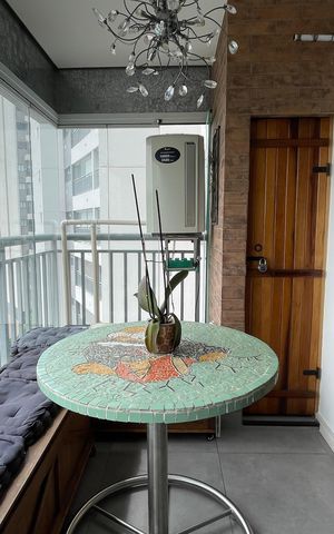 Apartamento à venda com 45m², 1 quarto e 1 vaga Apartamento à venda com 45m², 1 quarto e 1 vagaVaranda
