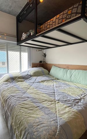 Apartamento à venda com 45m², 1 quarto e 1 vaga Apartamento à venda com 45m², 1 quarto e 1 vagaSuíte