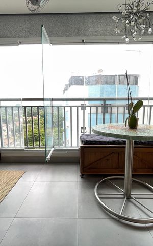 Apartamento à venda com 45m², 1 quarto e 1 vaga Apartamento à venda com 45m², 1 quarto e 1 vagaVaranda