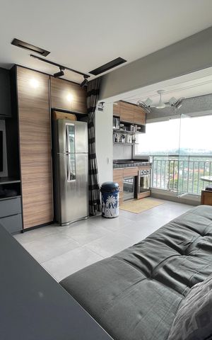 Apartamento à venda com 45m², 1 quarto e 1 vaga Apartamento à venda com 45m², 1 quarto e 1 vagaSala/Cozinha