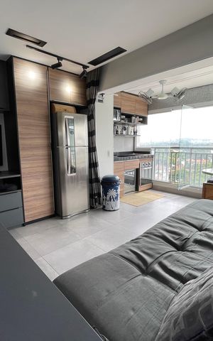 Apartamento à venda com 45m², 1 quarto e 1 vaga Apartamento à venda com 45m², 1 quarto e 1 vagaSala/Cozinha