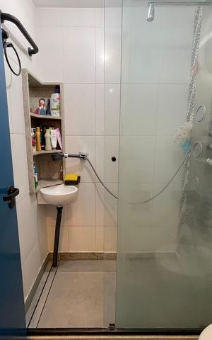 Apartamento à venda com 45m², 1 quarto e 1 vaga Apartamento à venda com 45m², 1 quarto e 1 vagaBanheiro da Suíte