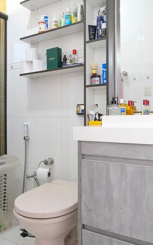 Casa à venda com 340m², 3 quartos e 2 vagasBanheiro da suíte