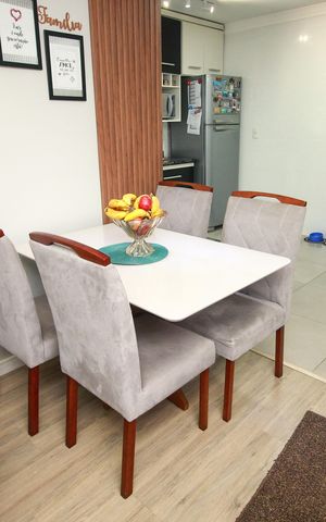 Apartamento à venda com 180m², 3 quartos e 2 vagas Apartamento à venda com 180m², 3 quartos e 2 vagasSala de Jantar