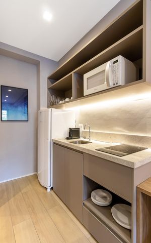 Apartamento à venda com 25m², 1 quarto e sem vaga Apartamento à venda com 25m², 1 quarto e sem vagaCozinha