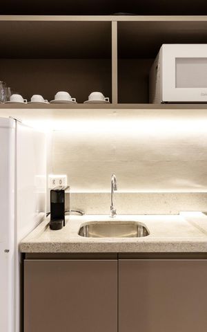 Apartamento à venda com 25m², 1 quarto e sem vaga Apartamento à venda com 25m², 1 quarto e sem vagaCozinha