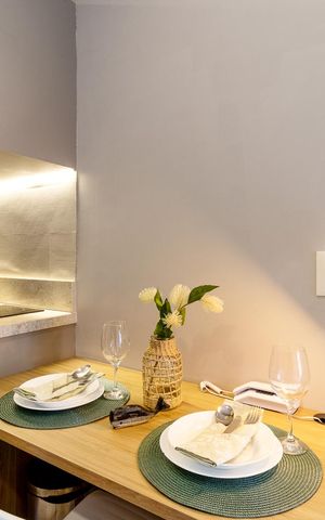 Apartamento à venda com 25m², 1 quarto e sem vaga Apartamento à venda com 25m², 1 quarto e sem vagaSala de jantar