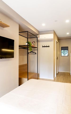 Apartamento à venda com 25m², 1 quarto e sem vaga Apartamento à venda com 25m², 1 quarto e sem vagaSala/Quarto