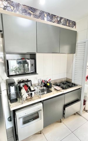 Apartamento à venda com 60m², 2 quartos e 1 vaga Apartamento à venda com 60m², 2 quartos e 1 vagaSala/Cozinha