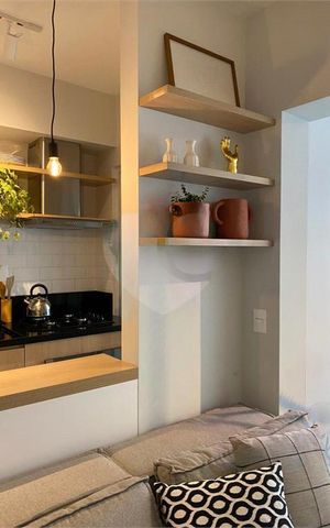 Apartamento à venda com 47m², 1 quarto e 1 vaga