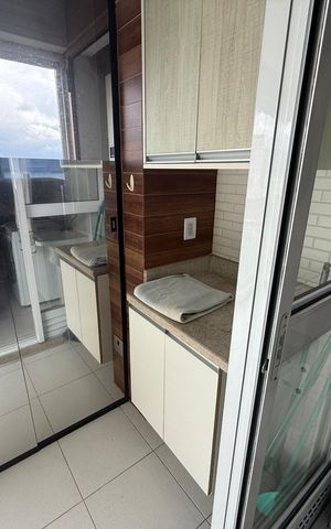 Apartamento para alugar com 49m², 1 quarto e 1 vaga Apartamento para alugar com 49m², 1 quarto e 1 vagaVaranda