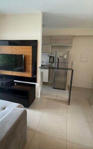 Apartamento para alugar com 49m², 1 quarto e 1 vaga Apartamento para alugar com 49m², 1 quarto e 1 vagaSala