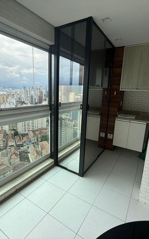 Apartamento para alugar com 49m², 1 quarto e 1 vaga Apartamento para alugar com 49m², 1 quarto e 1 vagaVaranda
