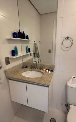 Apartamento para alugar com 49m², 1 quarto e 1 vaga Apartamento para alugar com 49m², 1 quarto e 1 vagaBanheiro