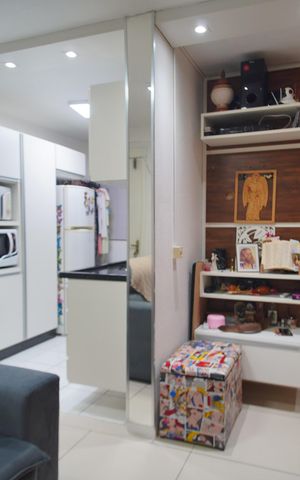 Apartamento à venda com 44m², 2 quartos e 1 vagaSala