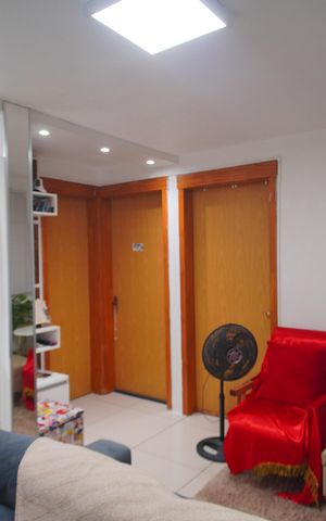 Apartamento à venda com 44m², 2 quartos e 1 vagaSala