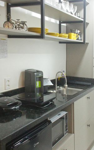 Studio para alugar com 25m², 1 quarto e 1 vagaCozinha