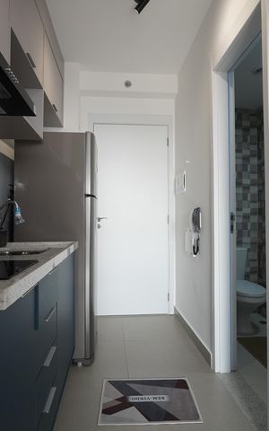 Studio à venda com 28m², 1 quarto e sem vagaCozinha