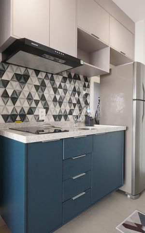 Studio à venda com 28m², 1 quarto e sem vagaCozinha