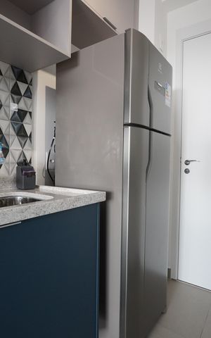 Studio à venda com 28m², 1 quarto e sem vagaCozinha