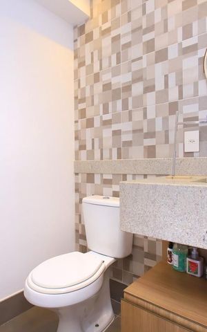 Apartamento à venda com 62m², 2 quartos e 2 vagas Apartamento à venda com 62m², 2 quartos e 2 vagasBanheiro