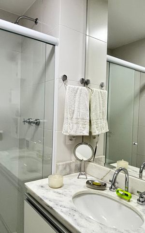 Apartamento à venda com 63m², 2 quartos e 2 vagas Apartamento à venda com 63m², 2 quartos e 2 vagasBanheiro