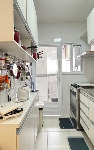 Apartamento à venda com 63m², 2 quartos e 2 vagas Apartamento à venda com 63m², 2 quartos e 2 vagasCozinha