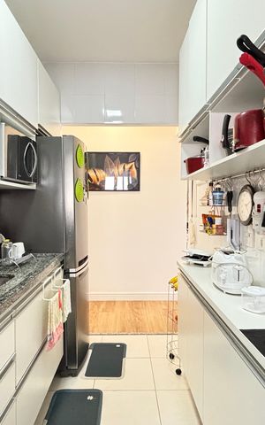 Apartamento à venda com 63m², 2 quartos e 2 vagas Apartamento à venda com 63m², 2 quartos e 2 vagasCozinha