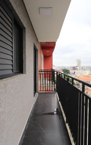 Apartamento à venda com 48m², 2 quartos e 1 vagaSacada Quarto 1