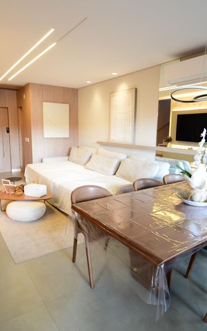 Casa de condomínio à venda com 145m², 3 quartos e 2 vagasSala