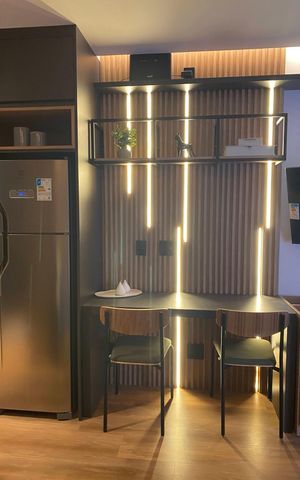 Studio à venda com 27m², 1 quarto e sem vaga Studio à venda com 27m², 1 quarto e sem vagaCozinha