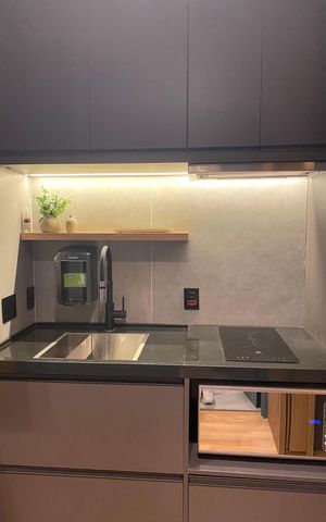 Studio à venda com 27m², 1 quarto e sem vaga Studio à venda com 27m², 1 quarto e sem vagaCozinha