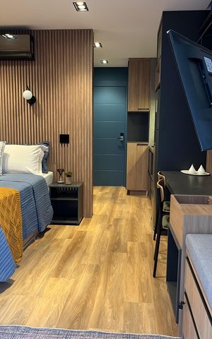Studio à venda com 27m², 1 quarto e sem vaga