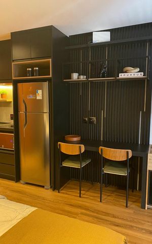 Studio à venda com 27m², 1 quarto e sem vaga Studio à venda com 27m², 1 quarto e sem vagaStudio