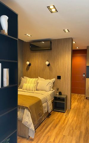 Studio à venda com 27m², 1 quarto e sem vaga Studio à venda com 27m², 1 quarto e sem vagaStudio