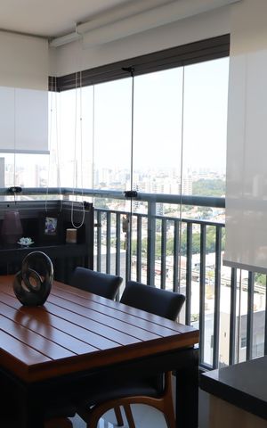 Apartamento à venda com 67m², 2 quartos e 1 vagaVaranda