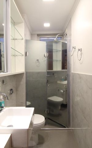 Apartamento à venda com 85m², 2 quartos e 1 vagaBanheiro da Suíte 1