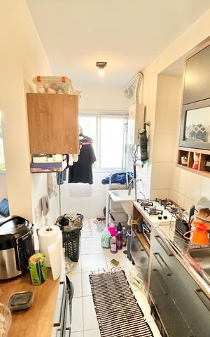 Apartamento à venda com 42m², 2 quartos e 1 vagaSala/Cozinha