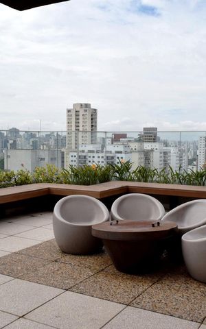 Apartamento à venda com 70m², 1 quarto e 1 vagaRooftop