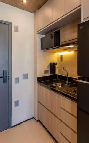 Apartamento à venda com 27m², 1 quarto e sem vaga Apartamento à venda com 27m², 1 quarto e sem vagaCozinha