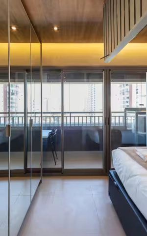 Apartamento à venda com 27m², 1 quarto e sem vaga Apartamento à venda com 27m², 1 quarto e sem vagaSala/Quarto