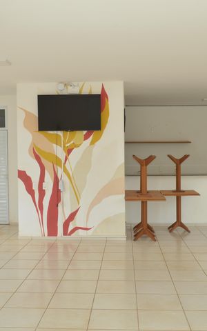Apartamento para alugar com 43m², 2 quartos e 1 vagaÁrea comum - Salão de festas
