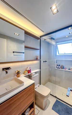 Apartamento à venda com 79m², 3 quartos e 1 vagaBanheiro da Suíte