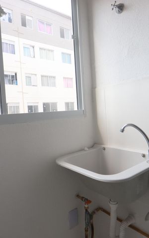 Apartamento à venda com 41m², 2 quartos e sem vagaCozinha e Lavanderia