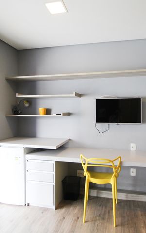 Apartamento à venda com 27m², 1 quarto e 1 vaga Apartamento à venda com 27m², 1 quarto e 1 vagaSuíte